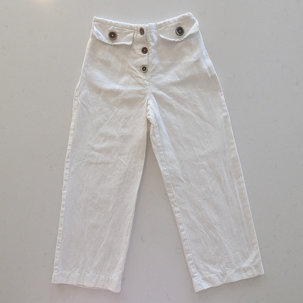 Zara | Kids White Casual Pants